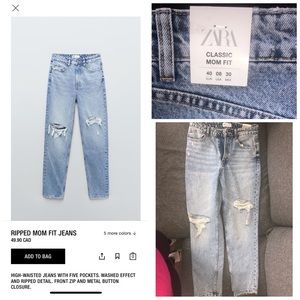 Zara Mom Jeans